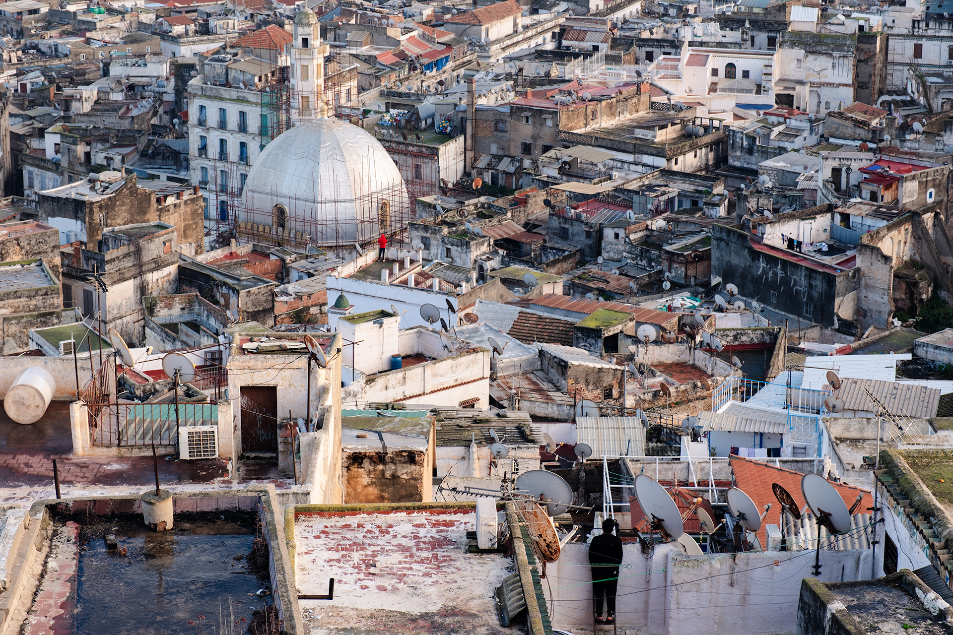 UNESCO-listed Kasbah of Algiers old town with traditional architecture